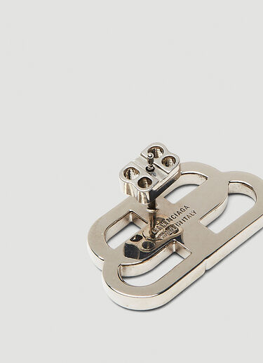 Balenciaga BB 스터드 이어링 실버 bal0249097