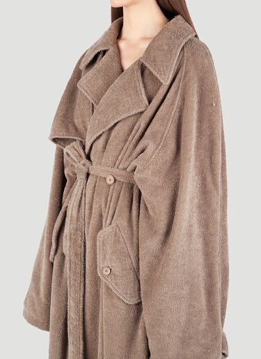 Towel Trench Coat Balenciaga Towel Trench Coat Beige bal0249103