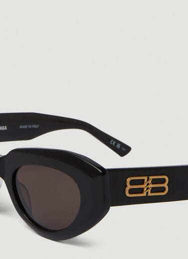 Balenciaga Rive Gauche Cat Sunglasses Black bal0249141