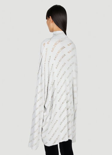 满版徽标高领针织衫 Balenciaga 满版徽标高领针织衫 灰色 bal0251014