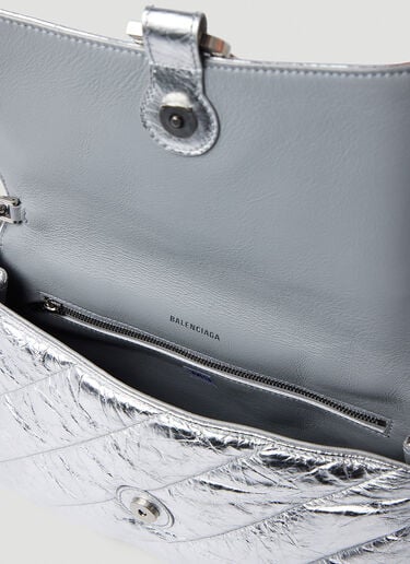 Crush Pochette Clutch Bag Balenciaga Crush Pochette Clutch Bag Silver bal0252024