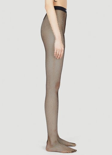 Balenciaga Fishnet Tights Black bal0252033
