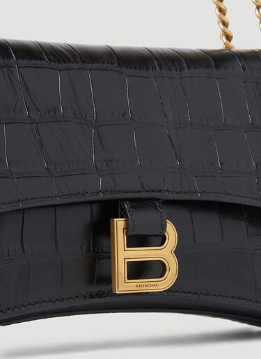 Balenciaga Crush 체인 XS 숄더백 블랙 bal0252082