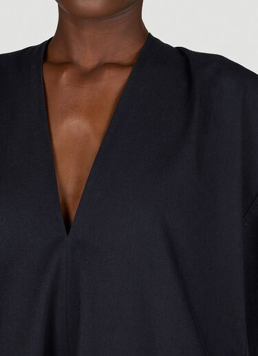 Vareuse Midi Dress Balenciaga Vareuse Midi Dress Navy bal0254004