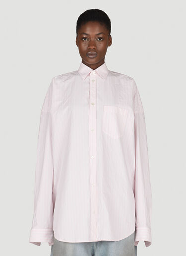 Balenciaga Cocoon 条纹衬衫 粉 bal0254025