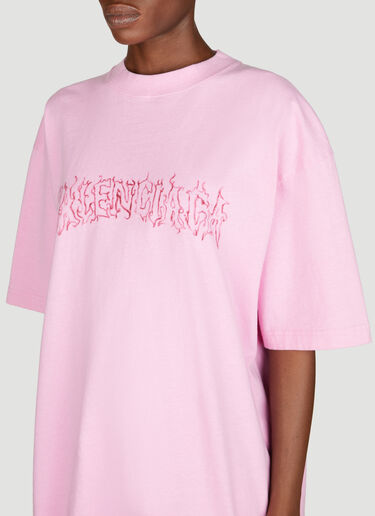 Darkwave Large Fit T-Shirt Balenciaga Darkwave Large Fit T-Shirt Pink bal0255028