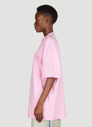 Darkwave Large Fit T-Shirt Balenciaga Darkwave Large Fit T-Shirt Pink bal0255028