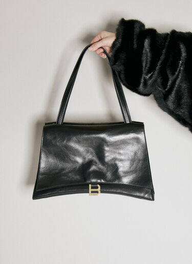 Balenciaga Crush Large Chain Shoulder Bag Black bal0255049