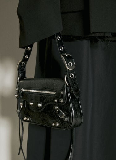 ル カゴール スモールスリングショルダーバッグ Balenciaga ル カゴール スモールスリングショルダーバッグ ブラック bal0255058