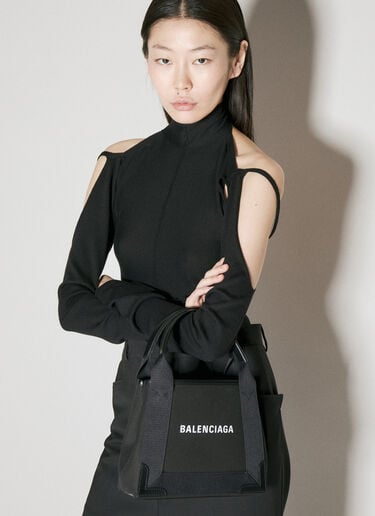 네이비 카바스 XS 핸드백 Balenciaga 네이비 카바스 XS 핸드백 블랙 bal0255074