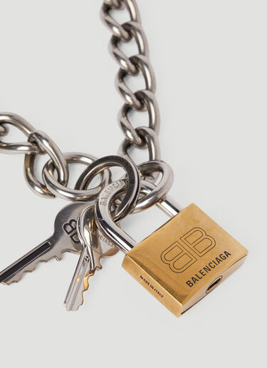 Locker Necklace Balenciaga Locker Necklace Silver bal0255084