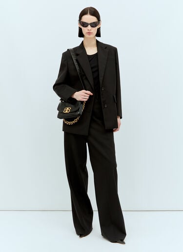 BB 소프트 스몰 플랩 숄더백 Balenciaga BB 소프트 스몰 플랩 숄더백 블랙 bal0256026