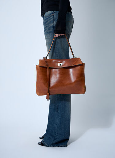 Balenciaga 미디엄 로데오 핸드백 탠 bal0260008