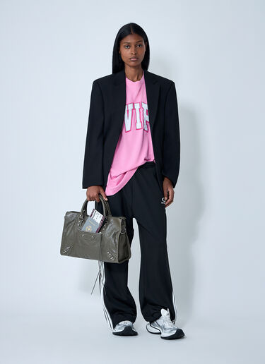Balenciaga Single-Breasted Blazer Black bal0261008