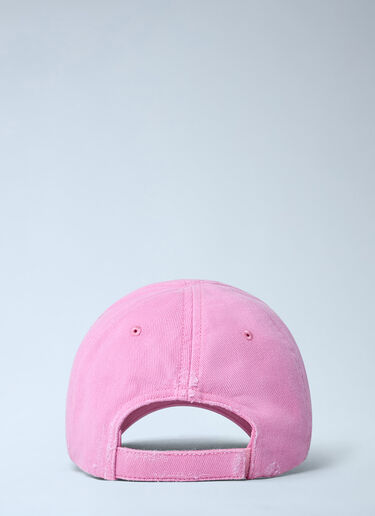 Logo Motif Baseball Cap Balenciaga Logo Motif Baseball Cap Pink bal0261013