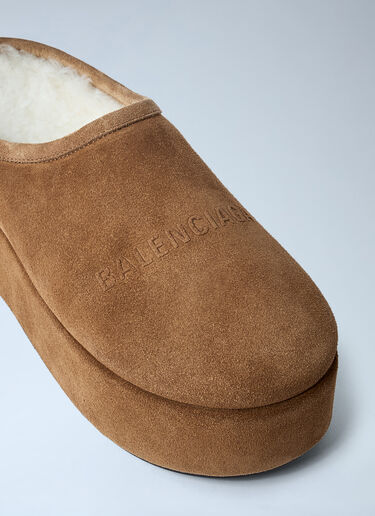 Balenciaga Suede Mules Camel bal0261021