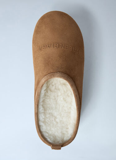 Balenciaga Suede Mules Camel bal0261021