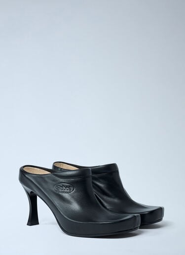 Scholl Heeled Mules Balenciaga Scholl Heeled Mules Black bal0261027