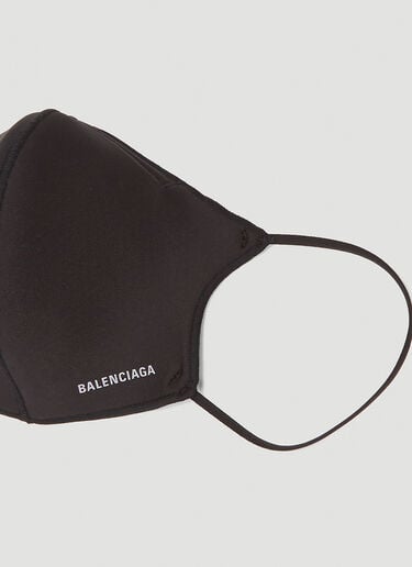Balenciaga Logo Motif Mask Black bal0343001