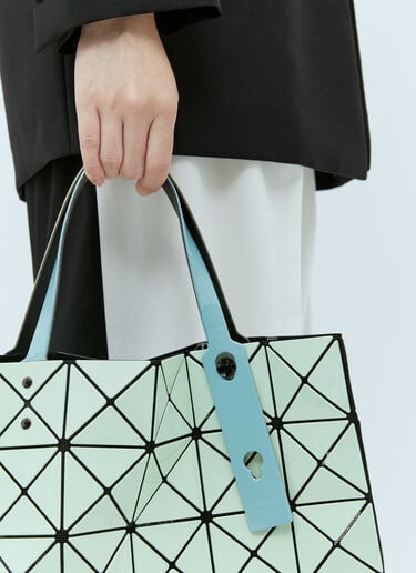 Bao Bao Issey Miyake Lucent Gloss Mix Tote Bag Green bao0254001