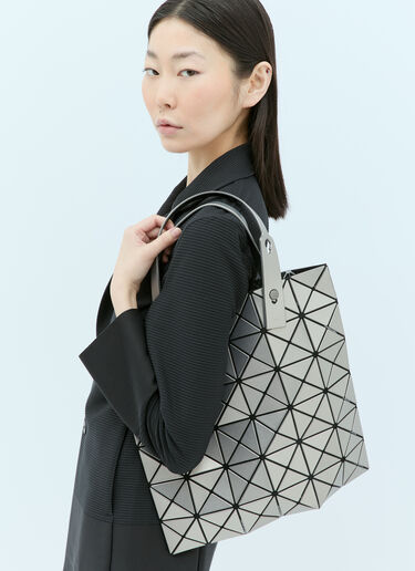 Bao Bao Issey Miyake 루센트 금속성 토트백 실버 bao0255008