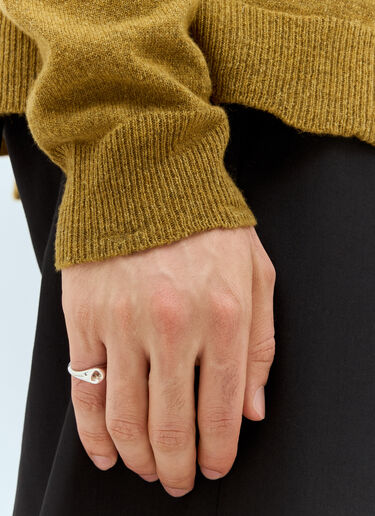 A Mini Good Heart Signet Ring Bleue Burnham A Mini Good Heart Signet Ring Silver bbm0356006