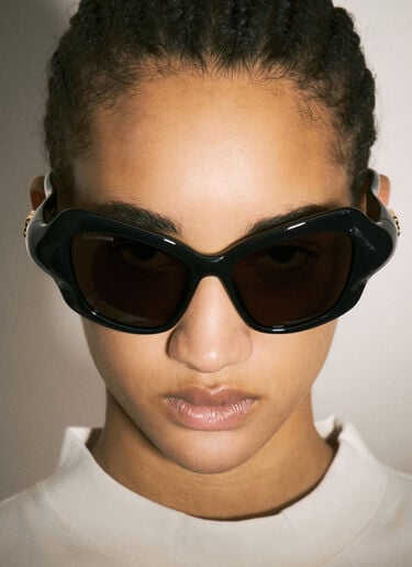 Balenciaga Palazzo Cat Sunglasses Black bcs0257001
