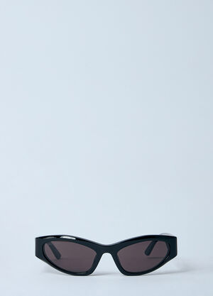 Balenciaga Logo Print Sunglasses Black bcs0260004