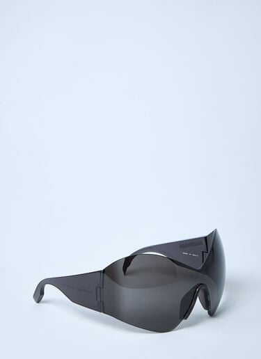 Balenciaga 面罩式蝴蝶形太阳镜 黑色 bcs0353017