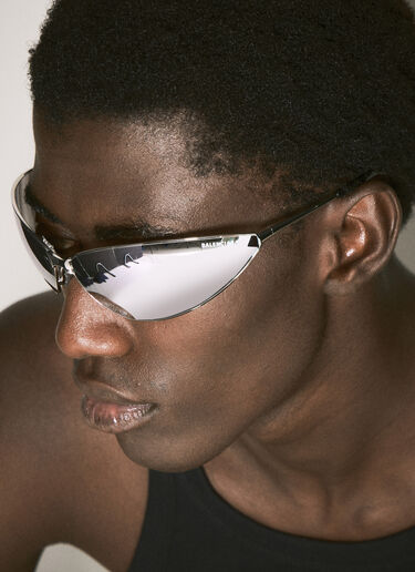 Razor Cat Sunglasses Balenciaga Razor Cat Sunglasses Silver bcs0354004