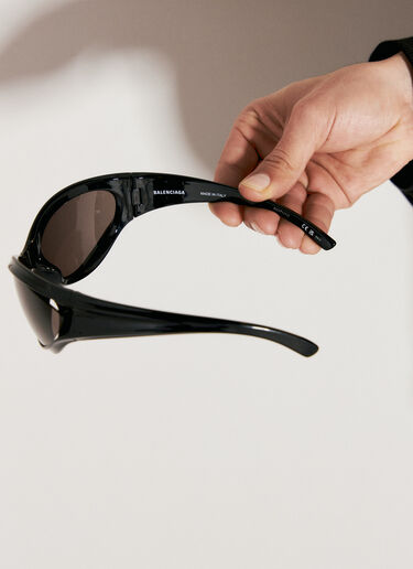 Balenciaga Dynamo Round Sunglasses Black bcs0355002