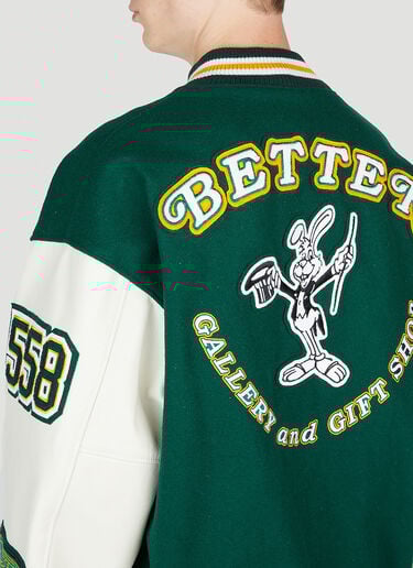 Gallery And Gift Shop 2023 Varisty Jacket Better Gift Shop Gallery And Gift Shop 2023 Varisty Jacket Green bfs0154002