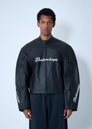 Balenciaga x Lamborghini Automobili Lamborghini Biker Jacket Black bll0162002