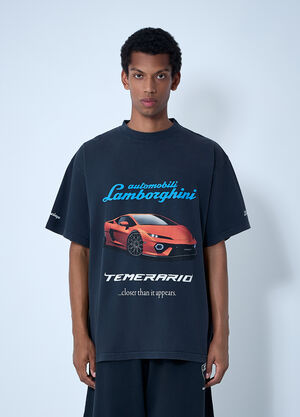 Balenciaga x Lamborghini Automobili Lamborghini T-Shirt Black bll0162003