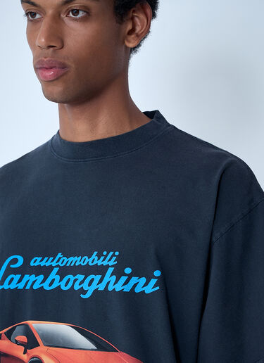 Automobili Lamborghini T-Shirt Balenciaga x Lamborghini Automobili Lamborghini T-Shirt Black bll0162003