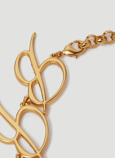 B Logo Choker Necklace Blumarine B Logo Choker Necklace Gold blm0249015