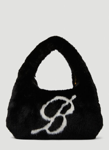 Eco Faux Fur Handbag Blumarine Eco Faux Fur Handbag Black blm0249017