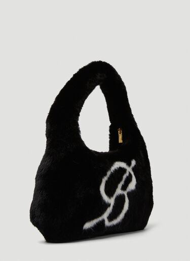 Eco Faux Fur Handbag Blumarine Eco Faux Fur Handbag Black blm0249017