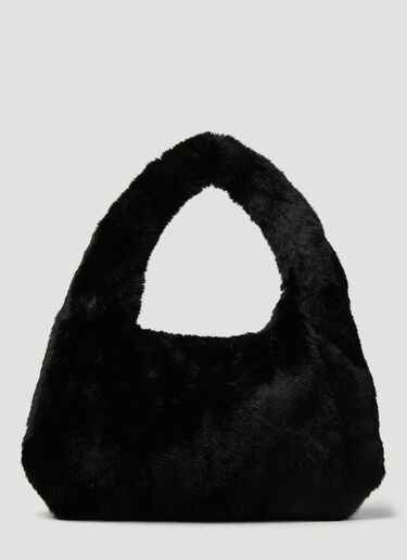 Eco Faux Fur Handbag Blumarine Eco Faux Fur Handbag Black blm0249017