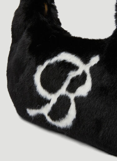 Eco Faux Fur Handbag Blumarine Eco Faux Fur Handbag Black blm0249017