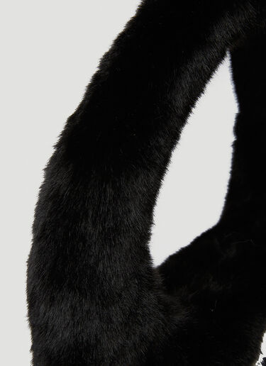 Eco Faux Fur Handbag Blumarine Eco Faux Fur Handbag Black blm0249017