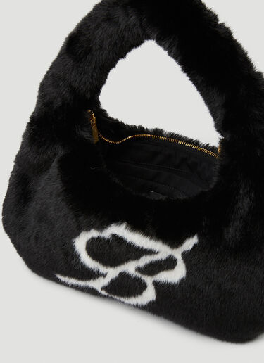 Eco Faux Fur Handbag Blumarine Eco Faux Fur Handbag Black blm0249017