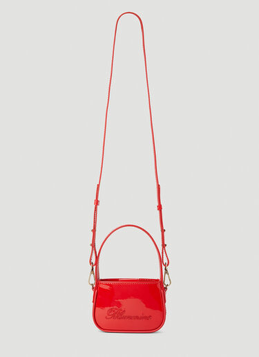Logo Embellished Shoulder Bag Blumarine Logo Embellished Shoulder Bag Red blm0252021
