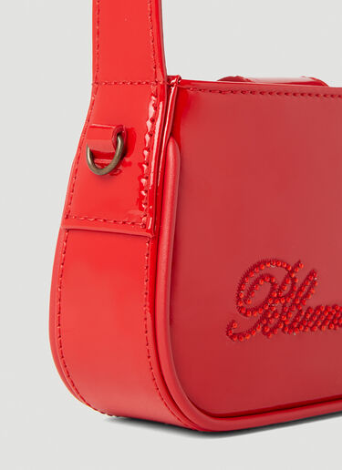 Logo Embellished Shoulder Bag Blumarine Logo Embellished Shoulder Bag Red blm0252021