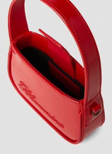Logo Embellished Shoulder Bag Blumarine Logo Embellished Shoulder Bag Red blm0252021