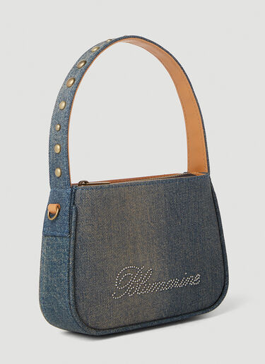 ロゴ装飾 ショルダーバッグ Blumarine ロゴ装飾 ショルダーバッグ ブルー blm0252023