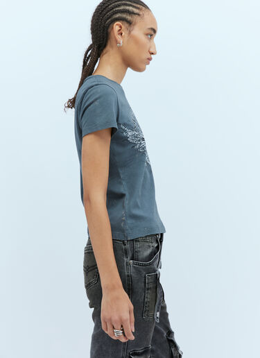Graphic Logo T-Shirt Blumarine Graphic Logo T-Shirt Black blm0253011