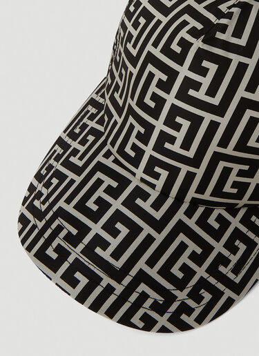 Balmain Monogram Baseball Cap Black bln0151051