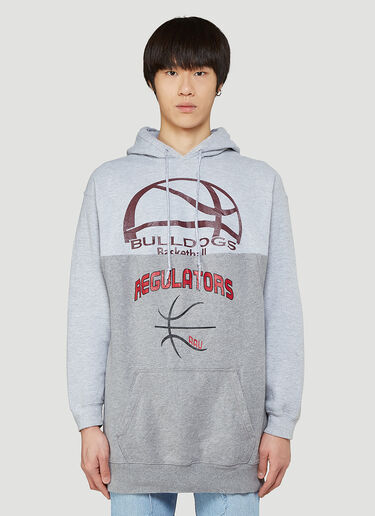 Contrast-Panel Hooded Sweatshirt Bonum Contrast-Panel Hooded Sweatshirt Grey bon0344015