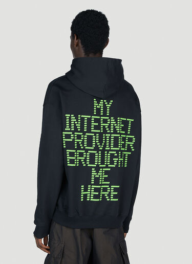 Internet Provider 连帽运动衫 Boiler Room Internet Provider 连帽运动衫 黑色 bor0153011